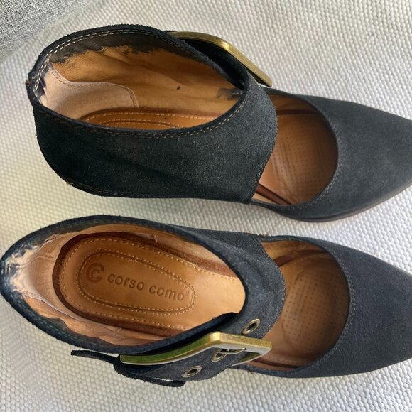 Corso Como Bernadette Ankle Bootie Buckle Heel dyed Black - Picture 7 of 10